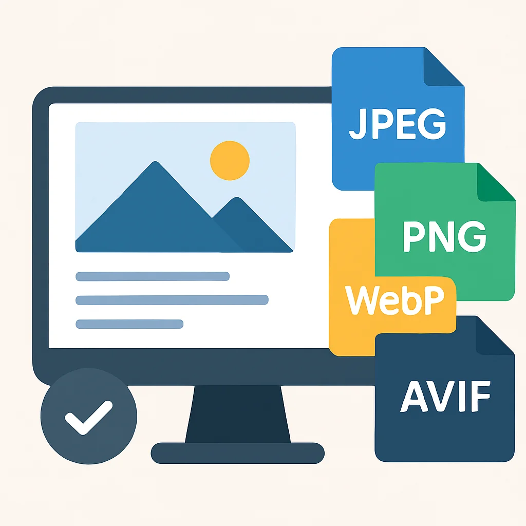 Scegliere il Formato Immagine Giusto: JPEG, PNG, WebP e AVIF